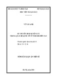 Tóm tắt Luận văn tiến sĩ Quan hệ quốc tế: Sự chuyển dịch quyền lực trong quan hệ quốc tế từ năm 2001 đến nay