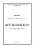 Tóm tắt Luận án tiến sĩ Toán học: Phương pháp phổ của đồ thị trong một số bài toán tổ hợp cộng tính