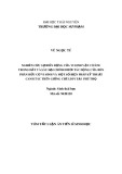 Tóm tắt Luận án tiến sĩ Sinh học: Nghiên cứu sự biến động của vi sinh vật có ích trong đất và sâu hại chính dưới tác động của bón phân hữu cơ vi sinh và một số biện pháp kỹ thuật canh tác trên giống chè LDP1 tại Phú Thọ