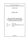 Luận văn thạc sĩ: Nhạc Jazz trong dạy học môn Guitar điện tử tại Trường Đại học Văn hóa Nghệ thuật Quân đội