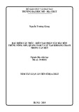 Tóm tắt Luận văn tiến sĩ Địa chất: Đặc điểm cấu trúc - kiến tạo phần Tây Bắc bồn trũng Nông Sơn, Quảng Nam và sự tạo khoáng urani trong cát kết
