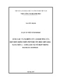 Luận án tiến sĩ Sinh học: Sàng lọc và nghiên cứu ảnh hưởng của đột biến điểm trên peptide tín hiệu đến khả năng tiết α-amylase tái tổ hợp trong Bacillus subtilis