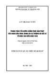 Tóm tắt Luận án tiến sĩ Lịch sử: Phong trào yêu nước chống thực dân Pháp của nhân dân vùng trung du và thượng du Bắc Kì từ năm 1883 đến năm 1930