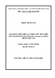 Tóm tắt Luận án tiến sĩ Sinh học: Tách dòng, biểu hiện và nghiên cứu tính chất của endochitinase từ Bacillus thuringiensis phân lập ở Việt Nam