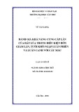 Luận án tiến sĩ Nông nghiệp: Đánh giá khả năng cung cấp lân của đất lúa trong điều kiện bón giảm lân, tưới khô-ngập luân phiên và luân canh với cây màu