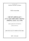 Tóm tắt Luận án tiến sĩ Toán học: Chỉ số chính quy của tập điểm béo trong không gian xạ ảnh