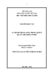 Tóm tắt Luận văn tiến sĩ Khảo cổ học: La thành (Thăng Long) trong lịch sử qua tư liệu khảo cổ học