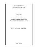 Luận án tiến sĩ Toán học: Tính liên tục Holder và sự ổn định của nghiệm phương trình Monge-Ampere