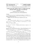 Về đồng nhất thức nhóm suy rộng của nhóm tuyến tính tổng quát trên vành chia có tâm hữu hạn