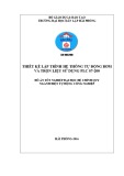 Đồ án tốt nghiệp ngành Điện tự động công nghiệp: Thiết kế lập trình hệ thống tự động bơm và trộn liệu sử dụng plc S7-200