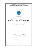 Đồ án tốt nghiệp ngành Kỹ thuật môi trường: Thiết kế hệ thống xử lý bụi ở phân xưởng đóng bao của công ty TNHH một thành viên xi măng vicem Hải Phòng