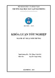 Đồ án tốt nghiệp ngành Kỹ thuật môi trường: Sản xuất phân compost từ chất thải hữu cơ trong chất thải sinh hoạt