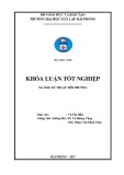 Đồ án tốt nghiệp ngành Kỹ thuật môi trường: Khảo sát hiệu quả xử lý nước thải dệt nhuộm bằng vật liệu nano titan dioxit tẩm trên sợi thủy tinh