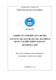 Đồ án tốt nghiệp ngành Điện tự động công nghiệp: Nghiên cứu tìm hiểu dây chuyền sản xuất Nhà máy bia Hà Nội - Hải Phòng đi sâu vào điều khiển giám sát hệ thống lạnh