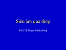 Bài giảng Siêu âm qua thóp - PGS.TS Phạm Minh Thông