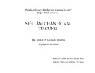 Bài giảng Siêu âm chẩn đoán tử cung - BS Nguyễn Quang Trọng