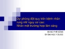 Bài giảng Dự phòng đột quỵ trên bệnh nhân rung nhĩ nguy cơ cao: Nhân một trường hợp lâm sàng - BS. Bùi Thế Dũng