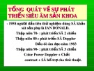 Bài giảng Tổng quát về sự phát triển siêu âm sản khoa