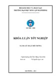 Đồ án tốt nghiệp ngành Kỹ thuật môi trường: Khảo sát hiện trạng môi trường và đề xuất giải pháp tách loại dầu có trong nước thải Công ty Cổ Phần Nhựa Thiếu Niên Tiền Phong – Hải Phòng