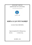 Đồ án tốt nghiệp ngành Kỹ thuật môi trường: Khảo sát thực trạng môi trường và công nghệ tái chế nhựa thải tại Phường Tràng Minh – Kiến An – Hải Phòng