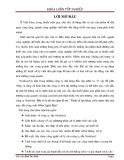 Đồ án tốt nghiệp ngành Kỹ thuật môi trường: Thiết kế hệ thống xử lý nước thải nhà máy sữa công suất 400m3 /ngày đêm