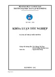 Đồ án tốt nghiệp ngành Kỹ thuật môi trường: Thiết kế hệ thống xử lý nước thải nhà máy giấy