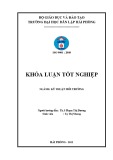 Đồ án tốt nghiệp ngành Kỹ thuật môi trường: Đánh giá hiện trạng công tác xử lý tranh chấp môi trường ngoài tòa án và đề xuất cơ chế giải quyết tối ưu