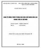 Tóm tắt luận án Tiến sĩ Kinh tế: Kinh tế nông thôn ở Cộng hoà dân chủ nhân dân Lào trong thời kỳ đổi mới