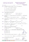 Đề kiểm tra giữa HK1 môn Toán 10 năm 2018-2019 - Trường THPT Việt Nam Ba Lan