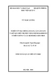 Tóm tắt luận án Tiến sĩ Y học: Nghiên cứu đặc điểm lâm sàng, cận lâm sàng và kết quả điều trị phẫu thuật bệnh Hashimoto có biến chứng và các bệnh khác kèm theo