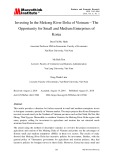 Investing in the mekong river delta of Vietnam – the opportunity for small and medium enterprises of Korea