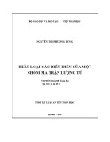 Tóm tắt luận văn Tiến sĩ Toán học: Phân loại các biểu diễn của một số nhóm ma trận lượng tử