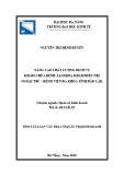 Tóm tắt luận văn Thạc sĩ: Nâng cao chất lượng khám chữa bệnh tại khoa Khám tại Bệnh viện đa khoa tỉnh Đắl Lắk