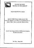 Tóm tắt Luận văn Thạc sĩ Tài chính ngân hàng: Hoàn thiện hoạt động quản trị vốn lưu động tại Công ty cổ phần Đầu tư khai thác nhà ga quốc tế Đà Nẵng