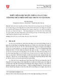 Thiết chế xã hội truyền thống của cư dân đầm phá Thừa Thiên Huế: Đặc trưng và vận dụng