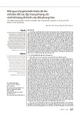 Mối quan hệ giữa biến thiên độ ẩm với biến đổi các đặc trưng kháng cắt và khối lượng thể tích của đất phong hóa