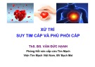 Bài giảng Xử trí suy tim cấp và phù phổi cấp ThS.BS. Văn Đức Hạnh