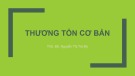 Bài giảng Thương tổn cơ bản - ThS. BS. Nguyễn Thị Trà My