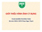 Bài giảng Giới thiệu hình ảnh CT bụng - TS.BS Nghiêm Phương Thảo