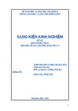 Sáng kiến kinh nghiệm: Một số biện pháp dạy học từ láy cho học sinh lớp 4 - 5