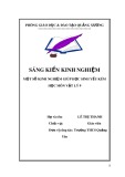 Sáng kiến kinh nghiệm: Một số kinh nghiệm giúp học sinh yếu kém học môn Vật lý 9