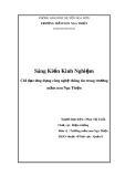 Sáng kiến kinh nghiệm: Chỉ đạo ứng dụng công nghệ thông tin trong trường mầm non Nga Thiện
