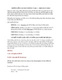 Hướng dẫn làm bài Writing task 1 - Dạng bài table