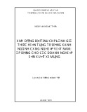 Luận án Tiến sĩ Kinh tế: Xây dựng bộ tiêu chí đánh giá thực hiện tăng trưởng xanh ngành công nghiệp Việt Nam - Áp dụng cho các doanh nghiệp sản xuất xi măng