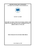 The summary of Economic PhD thesis: The shift of structure of economics during the process of industrialization, modernization in Mekong delta until 2025