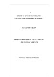 Doctoral thesis in Economics: Bank restructuring and efficiency the case of Vietnam