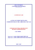 Summary Doctoral dissertation business Administration: A study of tourist destination competitiveness in Thua Thien Hue, Viet Nam