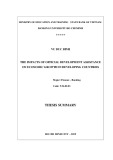 Thesis summary: The impacts of official development assistance on economic growth in developing countries