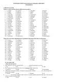 Consolidation for the 2nd term examination (2018-2019) - English 10