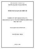 Tóm tắt luận án Tiến sĩ: Nghiên cứu mức độ hài lòng của khách hàng tại các doanh nghiệp Bảo hiểm Nhân thọ Việt Nam